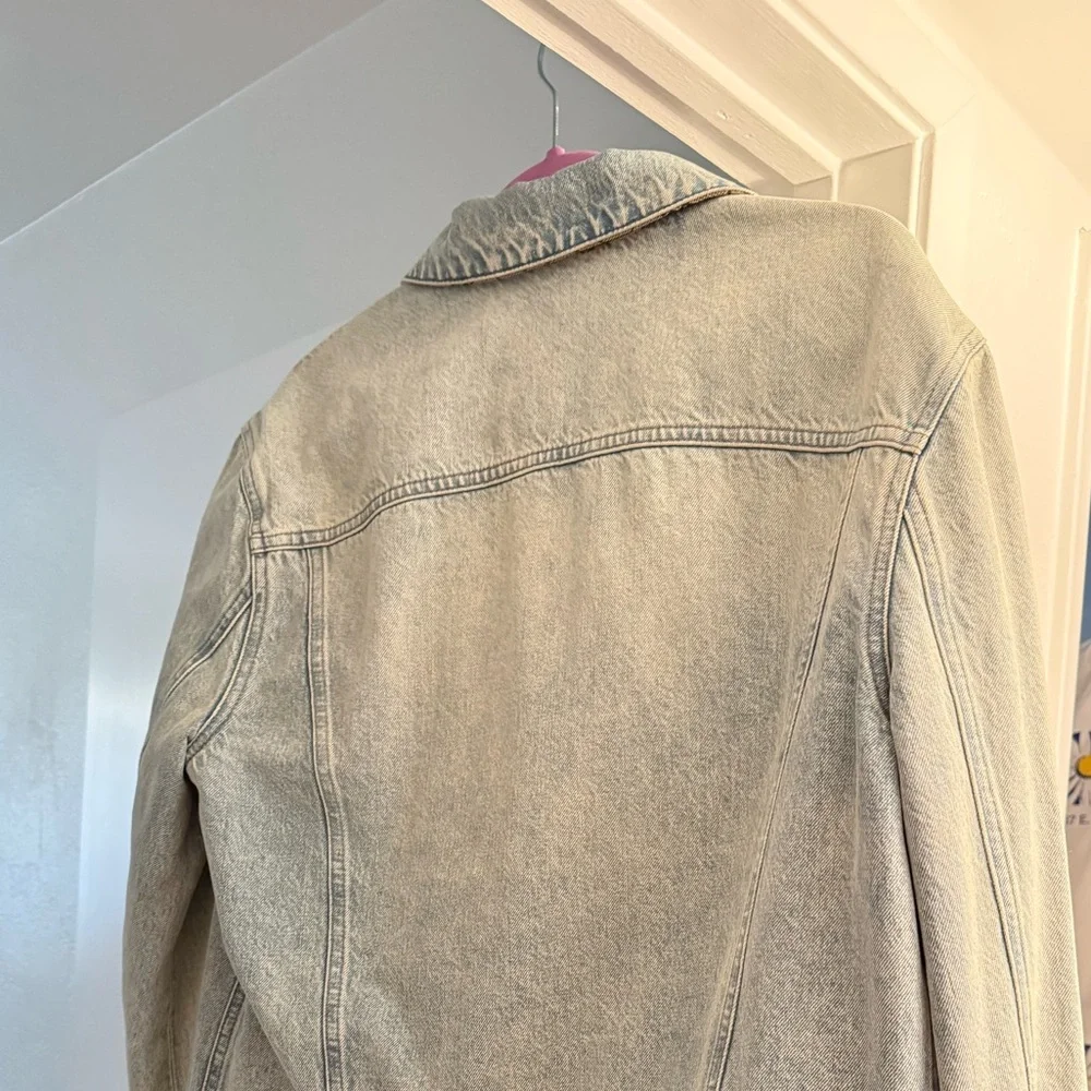 Gucci• Reversible Light Blue Denim & Beige GG Monogram Jacket
